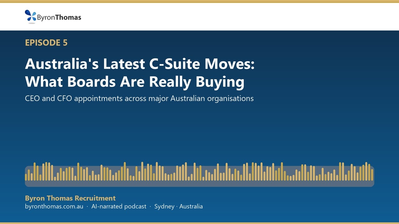 Latest Australian C-Suite Moves | CEO and CFO Appointments in 2026