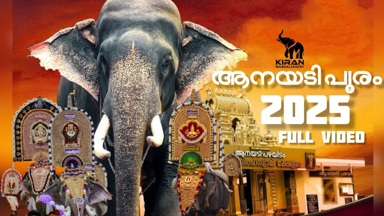 2025 ആനയടി ഗജമേള full video | ഈരാറ്റുപേട്ട അയ്യപ്പനും🥺| തൃക്കടവൂർ ശിവരാജുവും❤‍🔥 പാമ്പാടി രാജൻ🥰