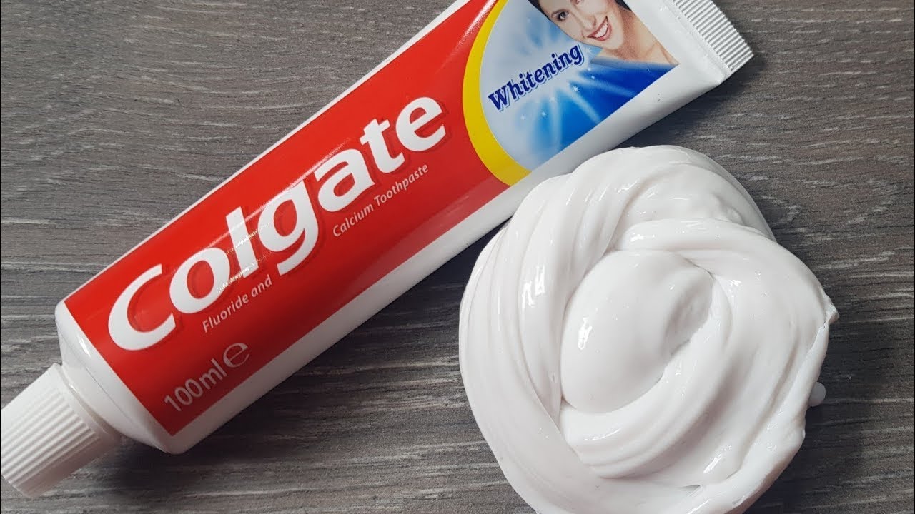 Como hacer Slime con PASTA DENTAL - Probando recetas de Slime - nini