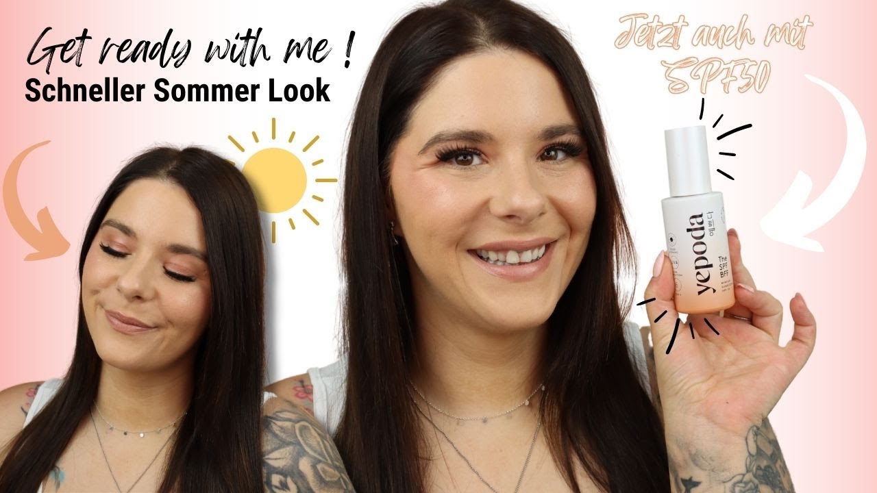 GRWM Make-up & Pflege MORGENROUTINE | Yepoda neuer SPF & Rabattcode