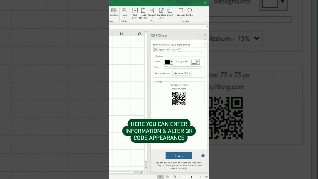 QR code insert into ms excel sheet | ms excel | @techbro2