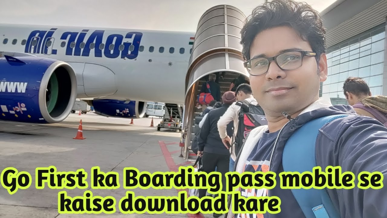 Go First Airline ka Boarding pass Mobile se kaise download kare | Go First Boarding pass Download