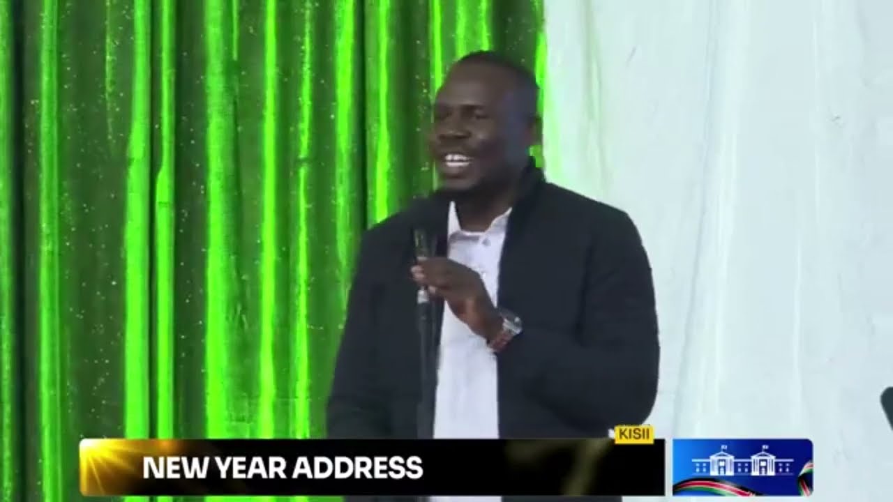 LISTEN TO MP SILVANUS OSORO GREAT REMARKS INFRONT OF PRESIDENT RUTO DURING NEW YEAR DINNER IN KISII