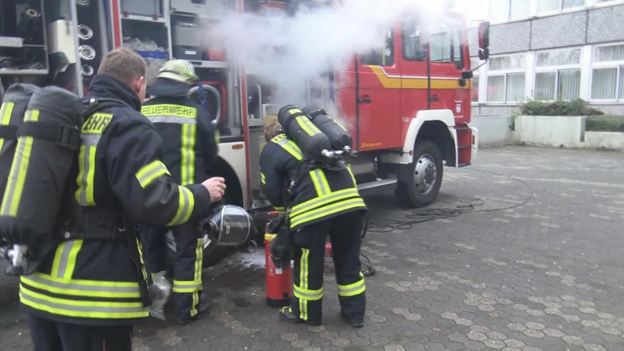 HLF-Generator brennt bei Einsatz in Troisdorf am 07.01.16