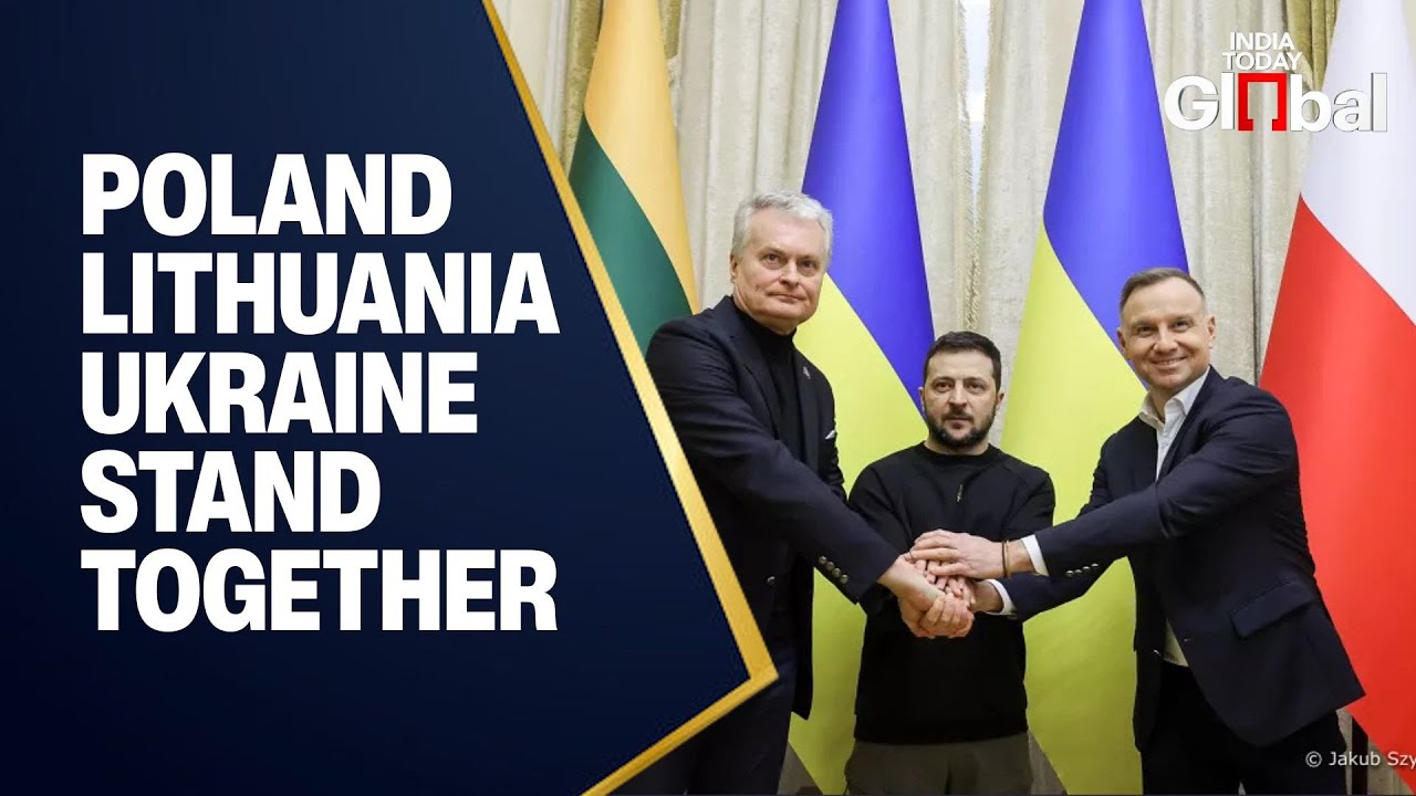 LIVE: Poland, Lithuania and Ukraine Hold Joint Briefing After January Uprising Commemorations