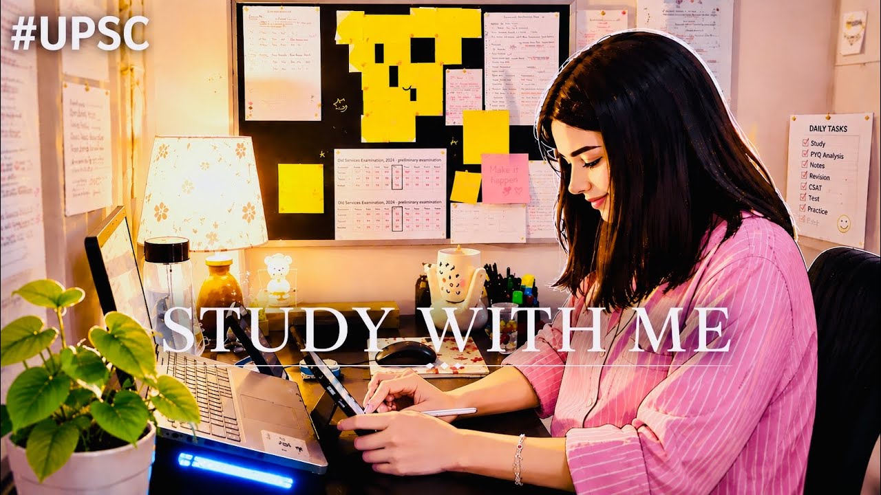 Study With Me LIVE 🎧 | 12 Hours Deep Work | UPSC 2027 | Day 19/21