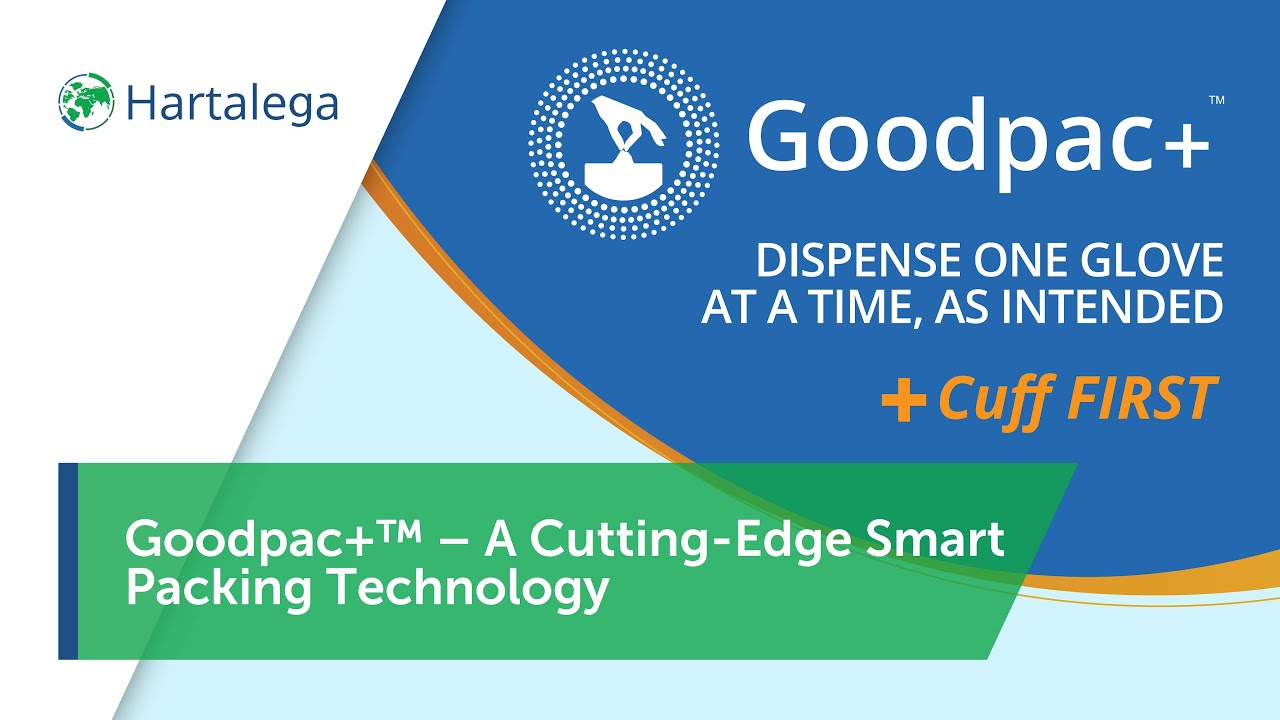 Goodpac+™ - Dispense One Glove At A Time, As Intended +Cuff First | Hartalega (German)