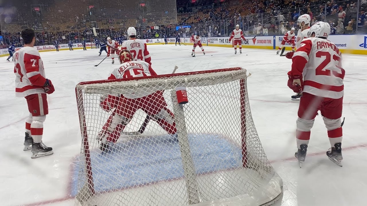 Red Wings@Leafs pre-game warm up