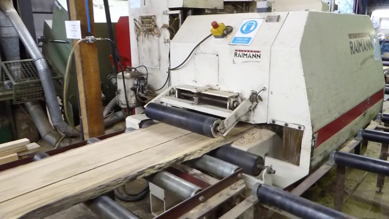 Lot 2: A 2000 Raimann KR 450 BV multi rip saw no. 26625 with 2 moving blades/1 fixed blade