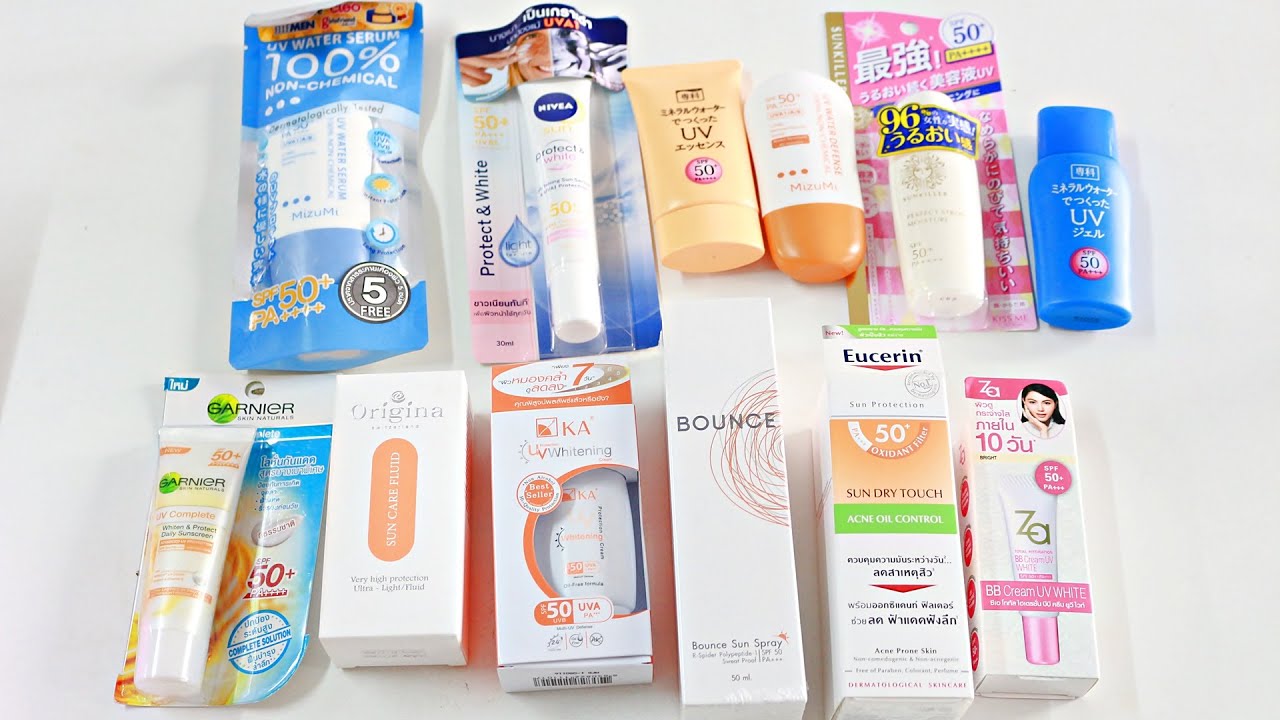 มหากาพย์รีวิว 10 แบรนด์ครีมกันแดดรวดแบบไม่กั๊ก | Beauty Mouthsy