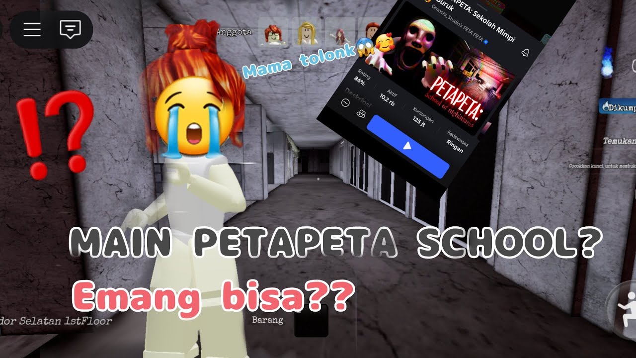 MAIN PETAPETA SEKOLAH???EMANG BISA🤔 #gamesroblox #roblox #petapeta