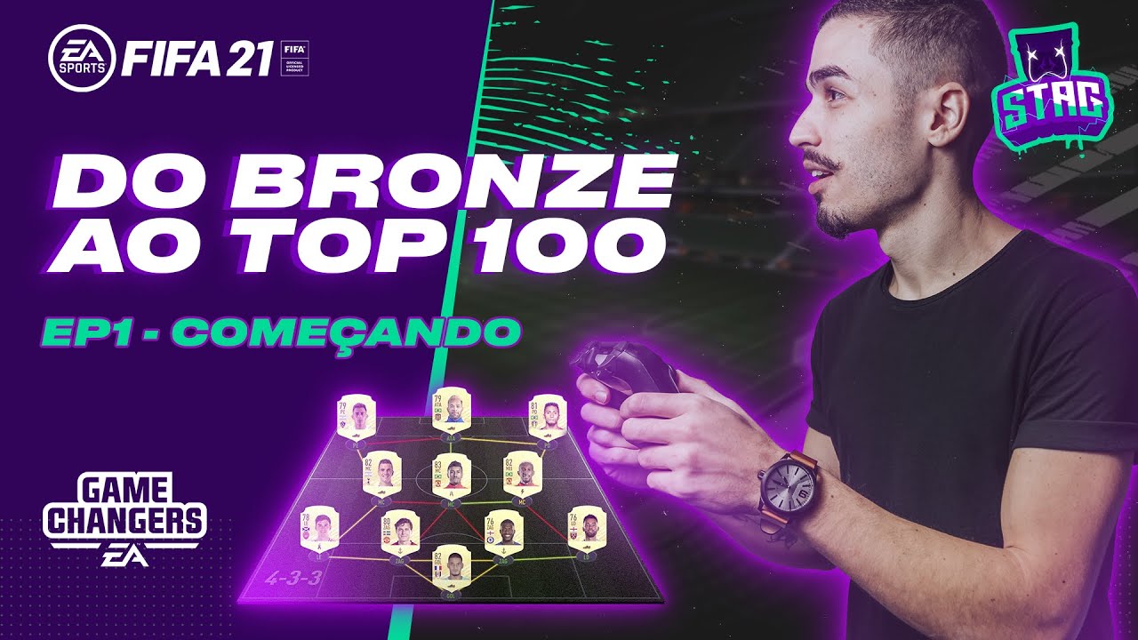 FIFA 21- O IN&Iacute;CIO SEM FIFA POINTS! DO BRONZE AO TOP 100 -  EP 1