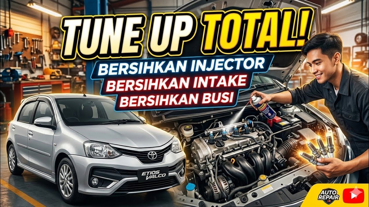 Tune up mobil ||membersihkan intake ||etios valco 