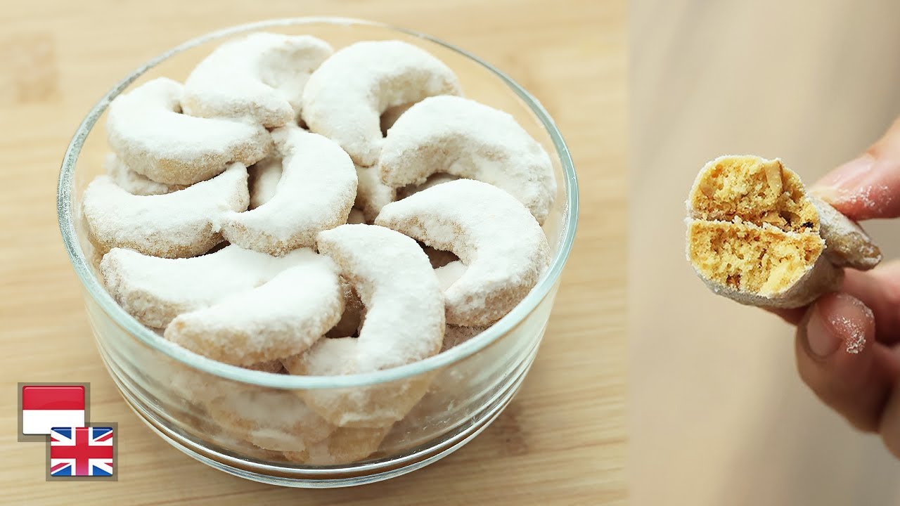 Tanpa Cetakan! Resep COOKIES PUTRI SALJU PREMIUM [Kue Lebaran]