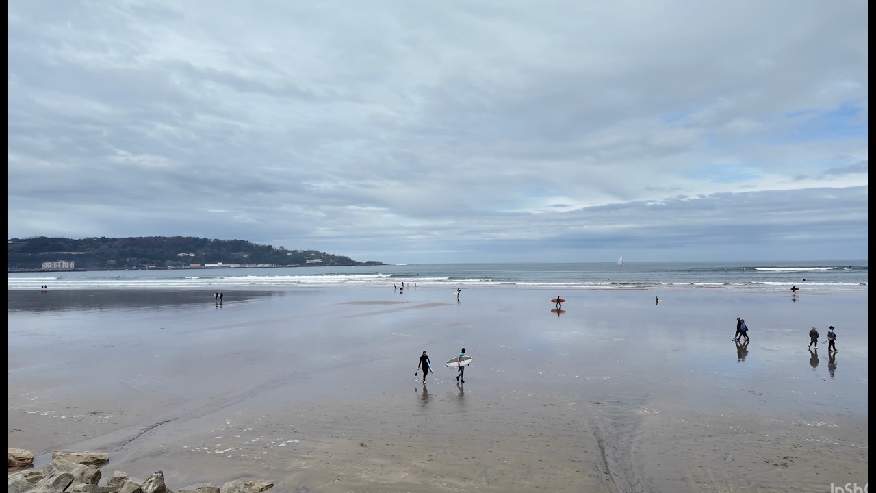 Hendaye (64) [4k] 637eme video - La France à deux pas de l'Espagne