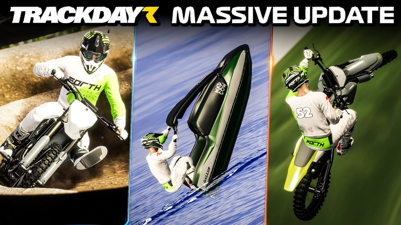 Better Physics, Jet Skis & New MX Tracks?! - BIG TrackDayR Update