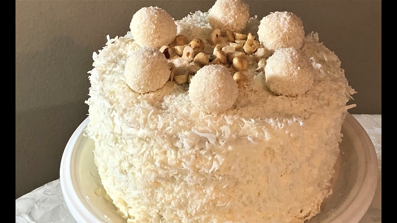 Coconut  almond cake / Raffaello cake