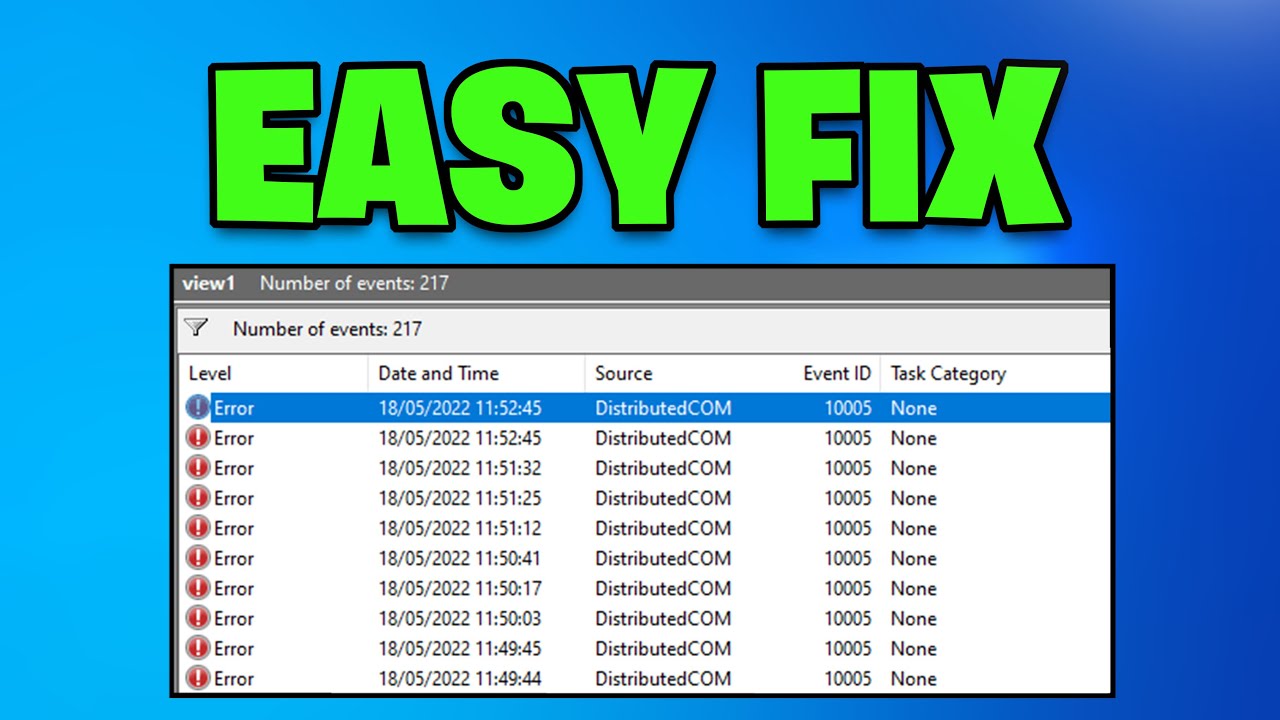 How To Fix DistributedCOM Error 10016 - NEW 2026⚠️✅