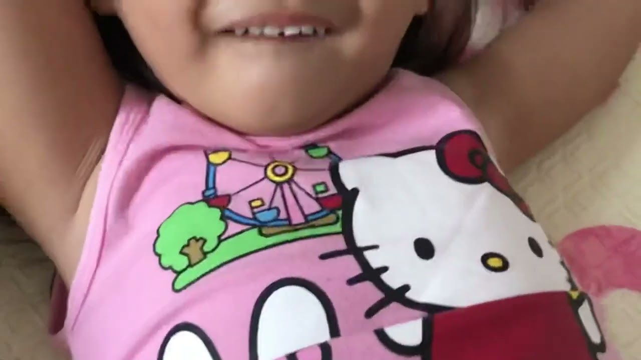 Baby ticklish 😄😄