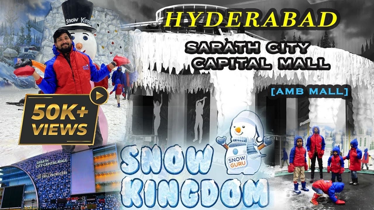 Snow world in Hyderabad || AMB mall snow kingdom full details india's largest snow park