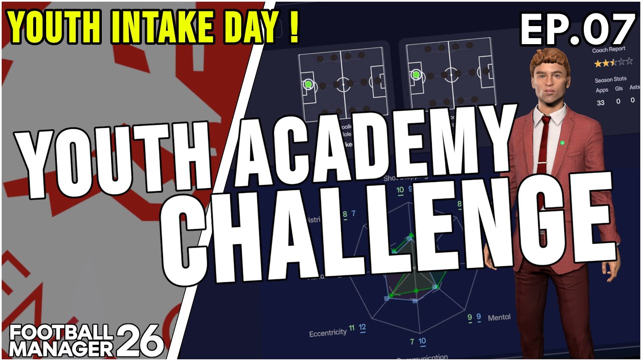 YOUTH INTAKE DAY ! | YOUTH ACADEMY CHALLENGE | PIACENZA | FM26 | Part 7