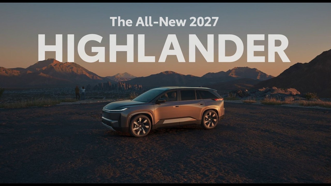 2027 Toyota Highlander Reveal Official