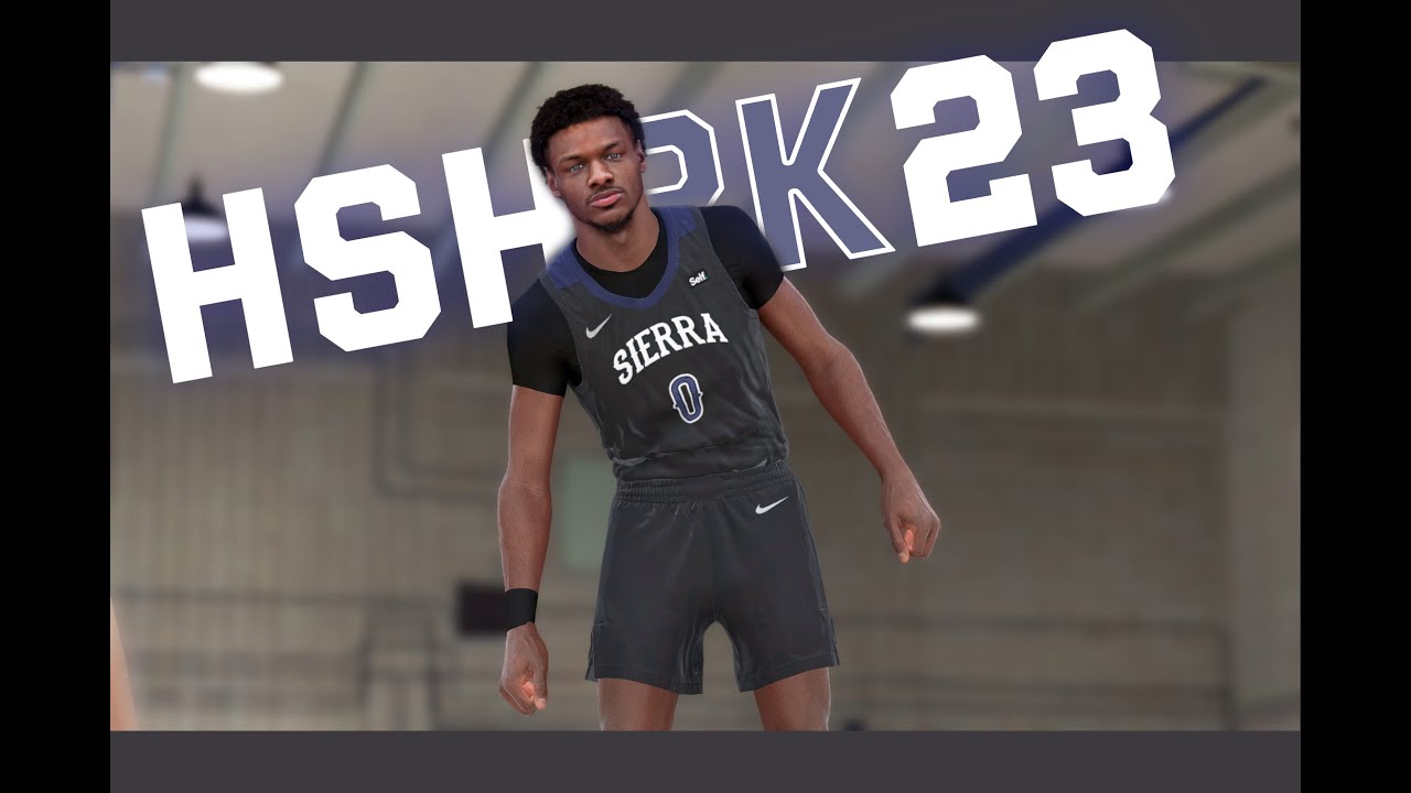 NBA 2K23  -  High School Hoops 2K23  -  Bronny James & Sierra Canyon