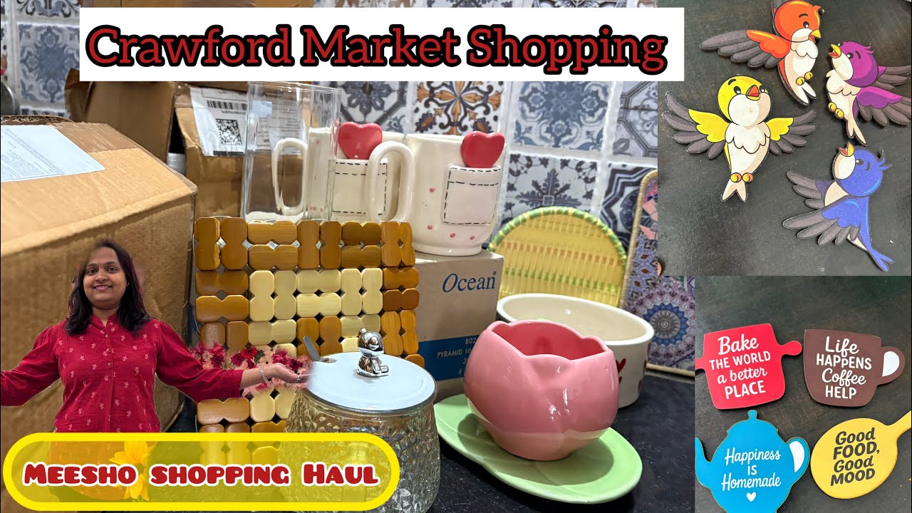 Meesho | Crawford Market| IKEA मधून केली भरपूर शॉपिंग। Shopping Vlog 