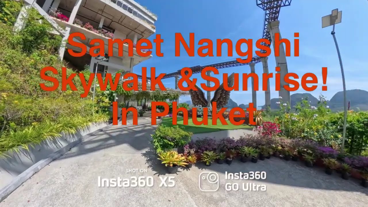 Walking the Samet Nangshe Skywalk in Phuket, Thailand