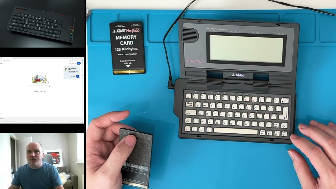 Atari Portfolio - A new kind of memory card