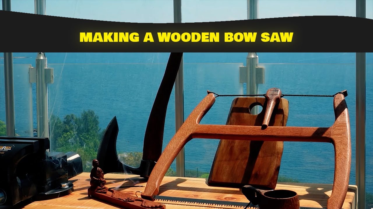 making a wooden bow saw