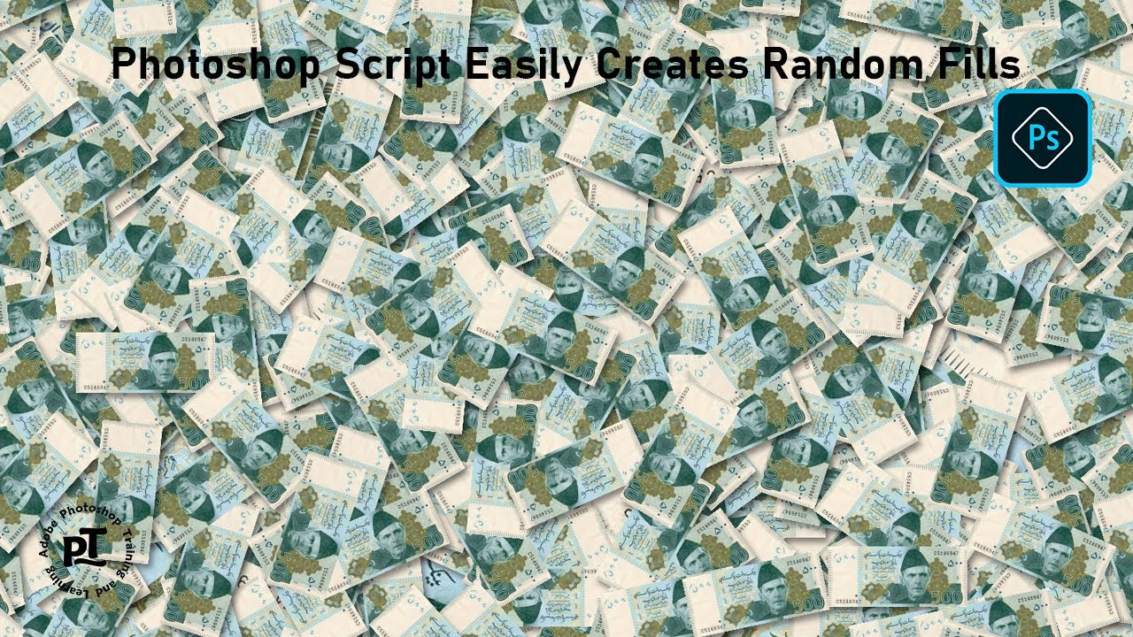 Photoshop Script Easily Creates Random Fills