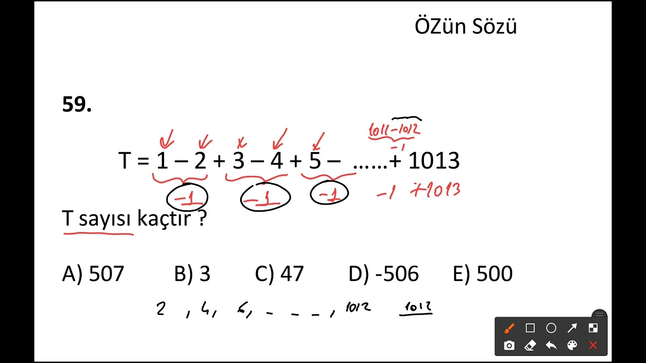 Genel Tekrar-5 || 55. - 56.57.sayfalaar || Ekpss 2022 Matematik Soruları