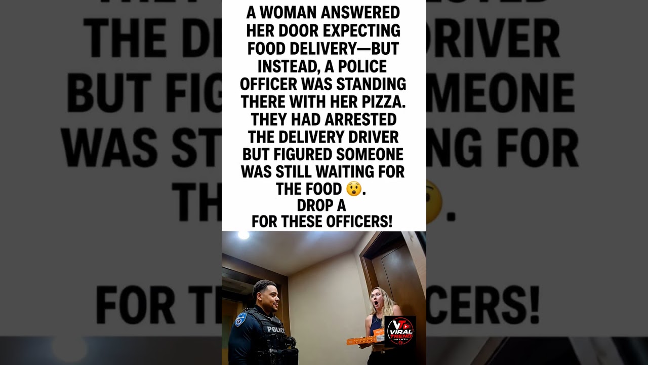 Police Officer Delivers Pizza After Arresting the Delivery Driver! 🍕🚔#shorts