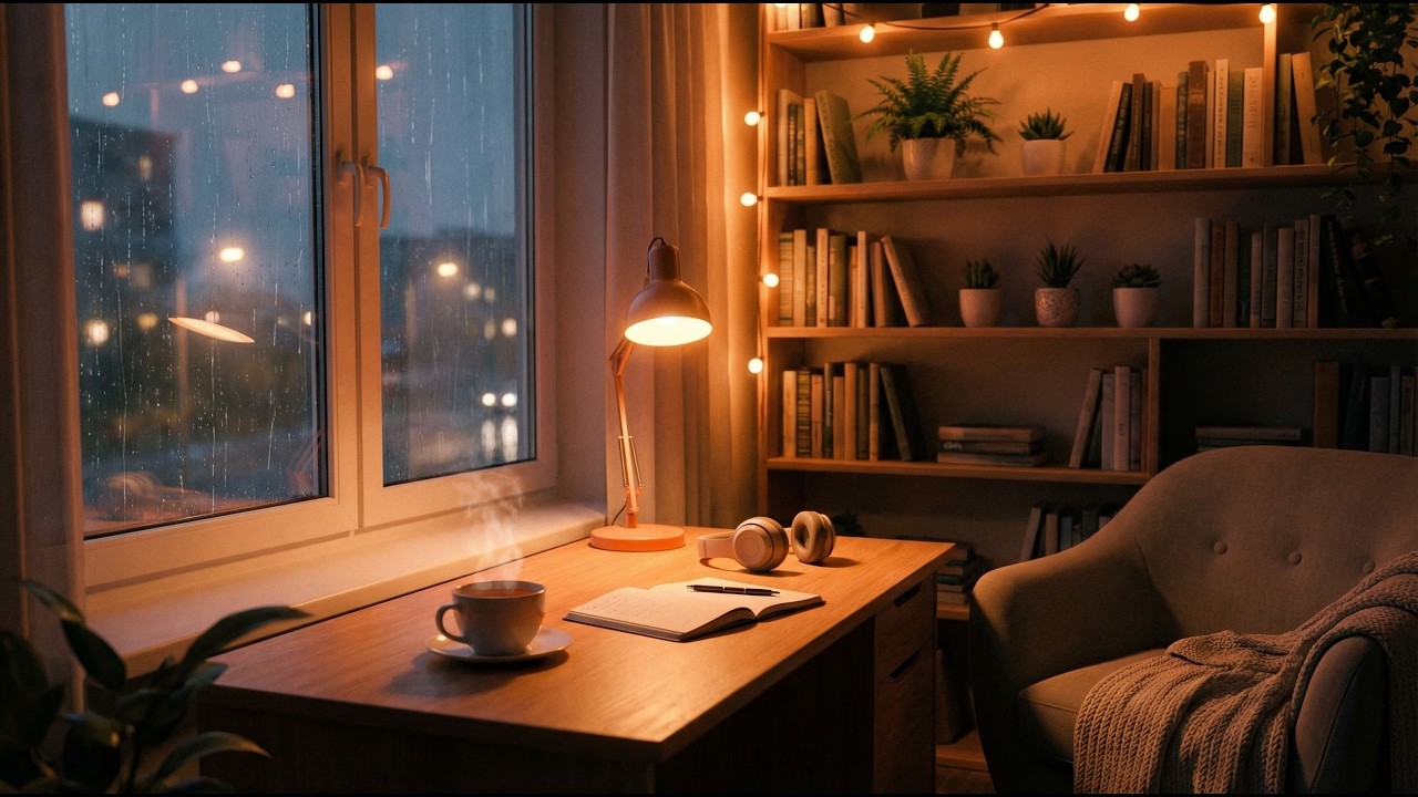 Relaxing Lofi Music for Rainy Days ☔️🎶 | Study & Work 24/7