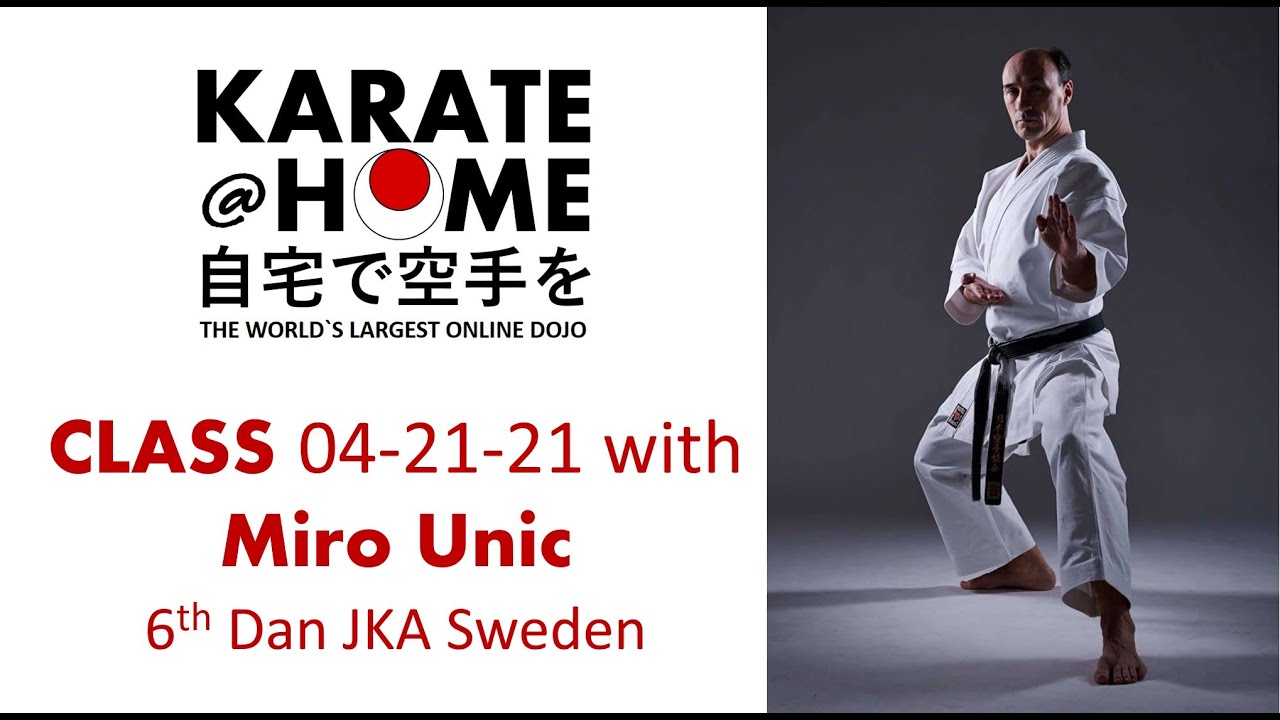 Karate@Home class 04 21 21 with Miro Unic