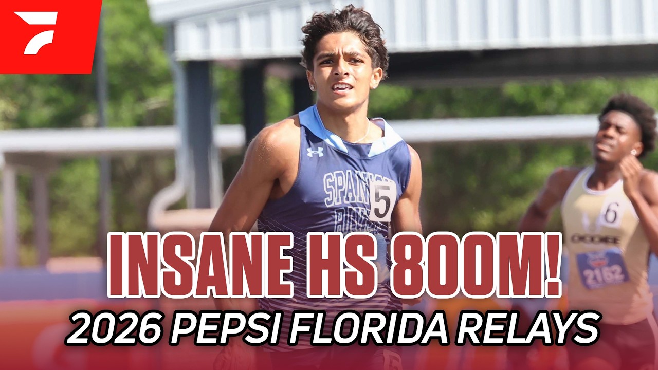 High Schooler NEGATIVE SPLITS 1:49 800m At The 2026 Florida Relays