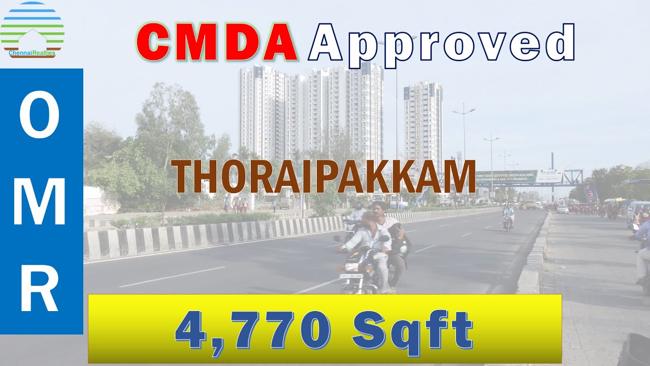 OMR Thuraipakkam CMDA Approved Land for Sale | 4770 sqft