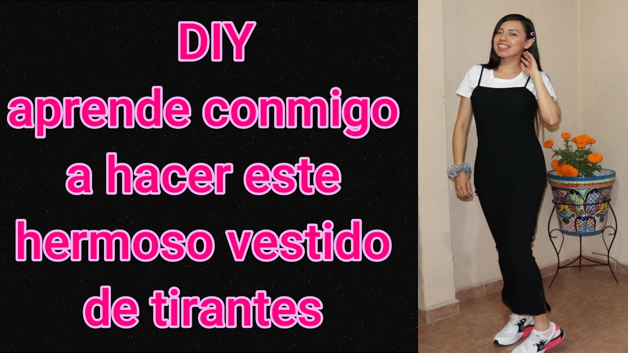 cómo hacer un vestido de tirantes? |muy fácil y sin trazo previo |moda coreana