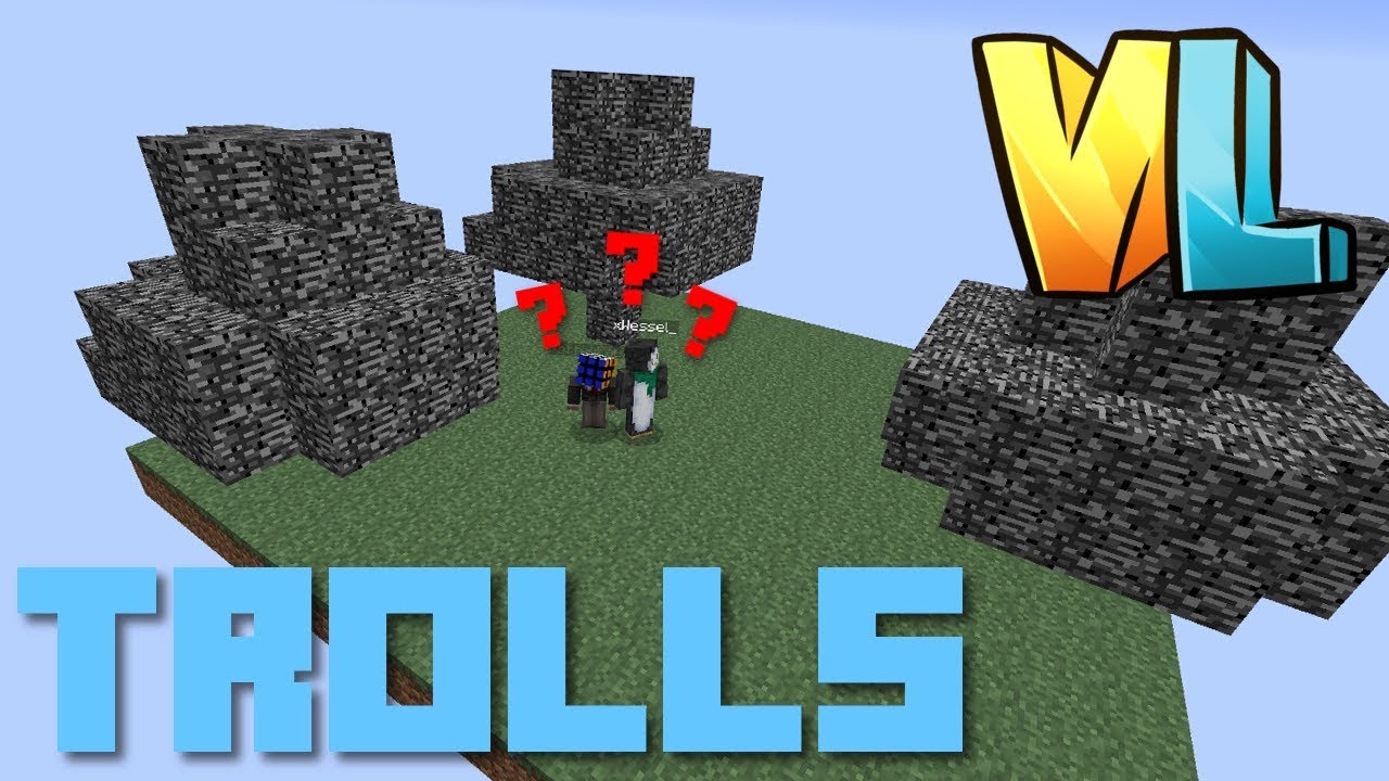 Spelers TROLLEN op SKYBLOCK!! - Minecraft - VLCraft Server