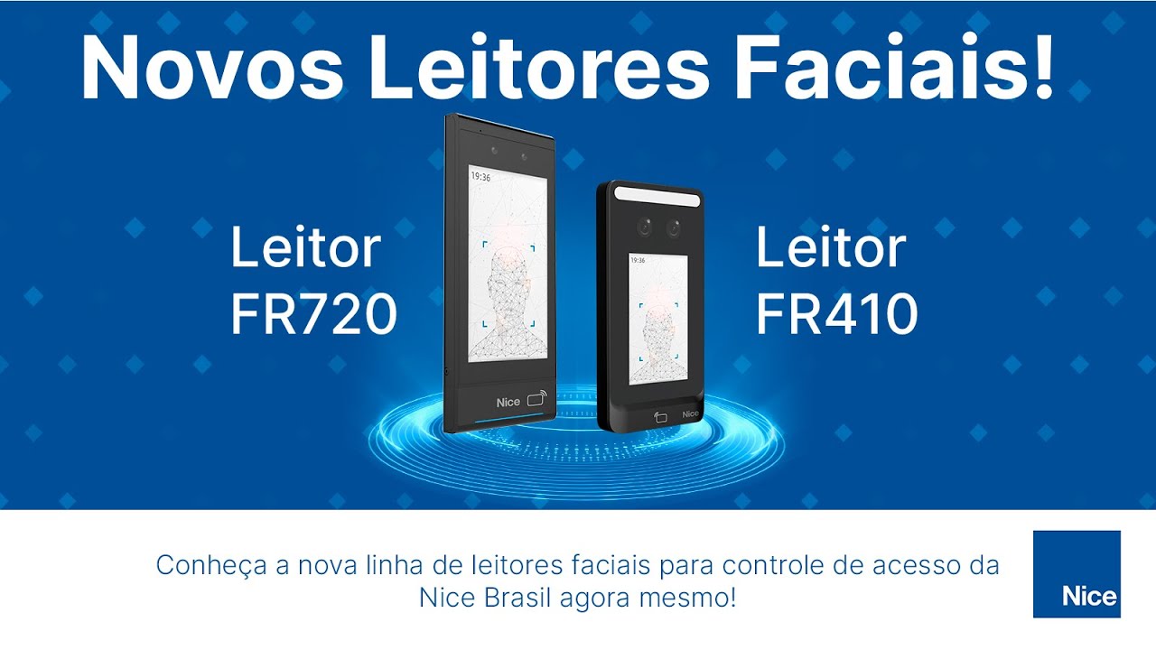 Novo leitores faciais FR410 e FR720