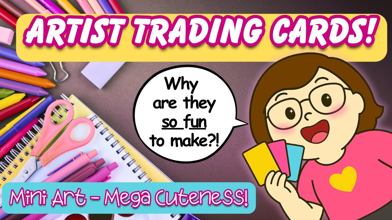 Making Artist Trading Cards | Prepping for a Swap with Tiny Art & Big Cuteness