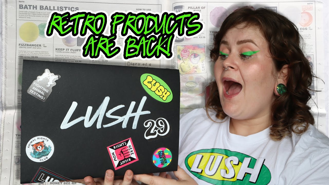 LUSH SENT ME A HUGE RETRO BOX | A Blast From The Past