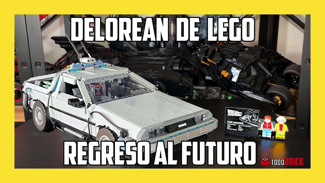 ALUCINANTE Delorean de LEGO 10300 maquina del tiempo de Regreso al Futuro