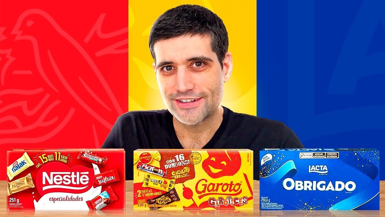 Qual a MELHOR CAIXA de BOMBOM? Nestle, Lacta ou Garoto?