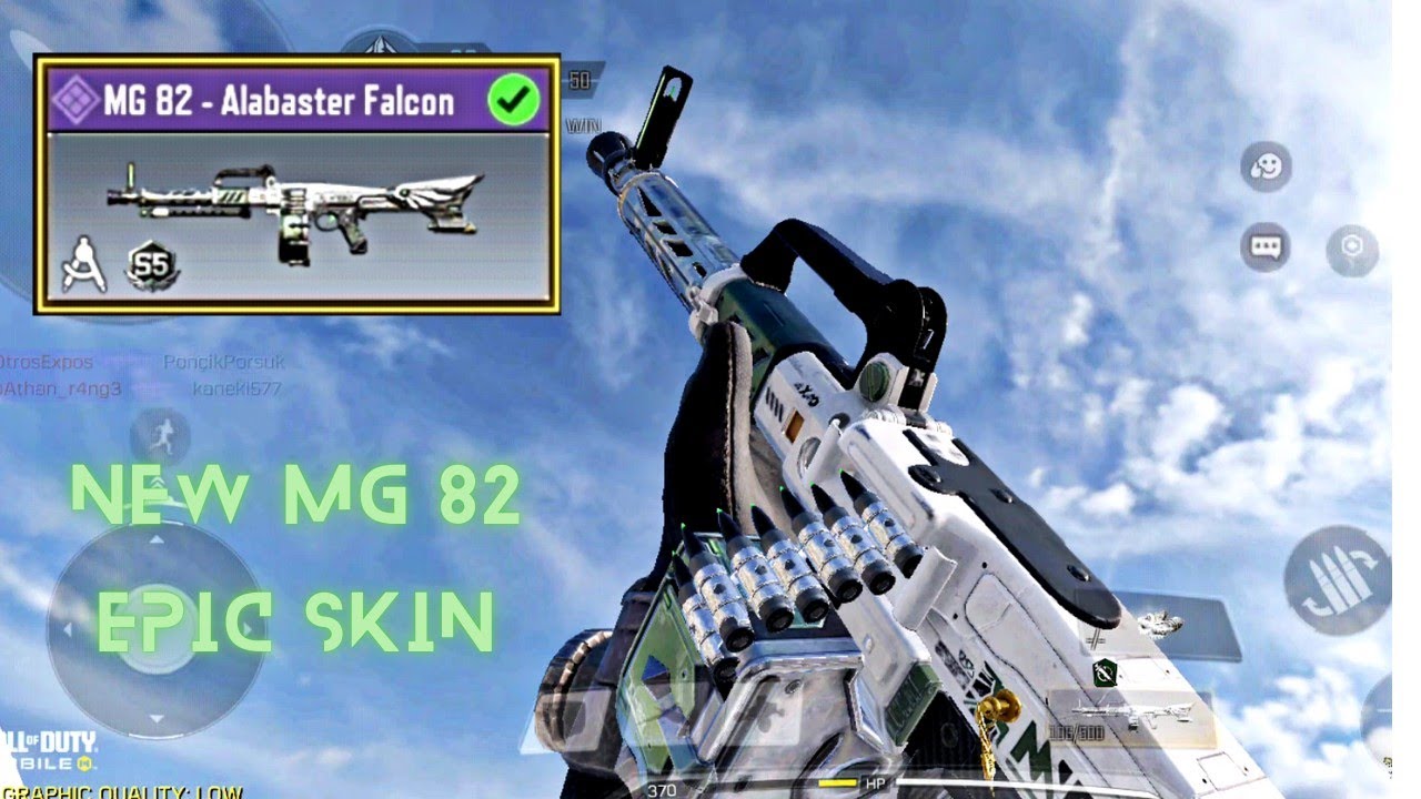 MG 82 - Alabaster Falcon epic skin UNLOCKED in CODM #codm #gaming #tutorial #explore #fyp #youtube 