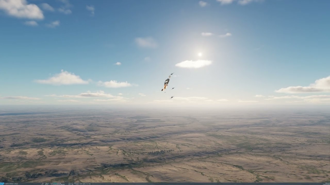 🚨 F-16C Politely Ends Fighter-Bomber Meetup – Everyone Leaves (Eventually) 🛫🫡