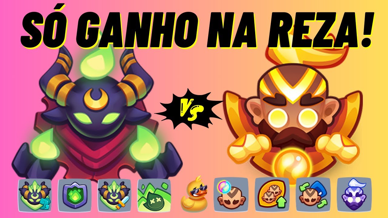 Rush Royale - Cultista vs Monge l Só na reza! l Gameplay português PT-BR