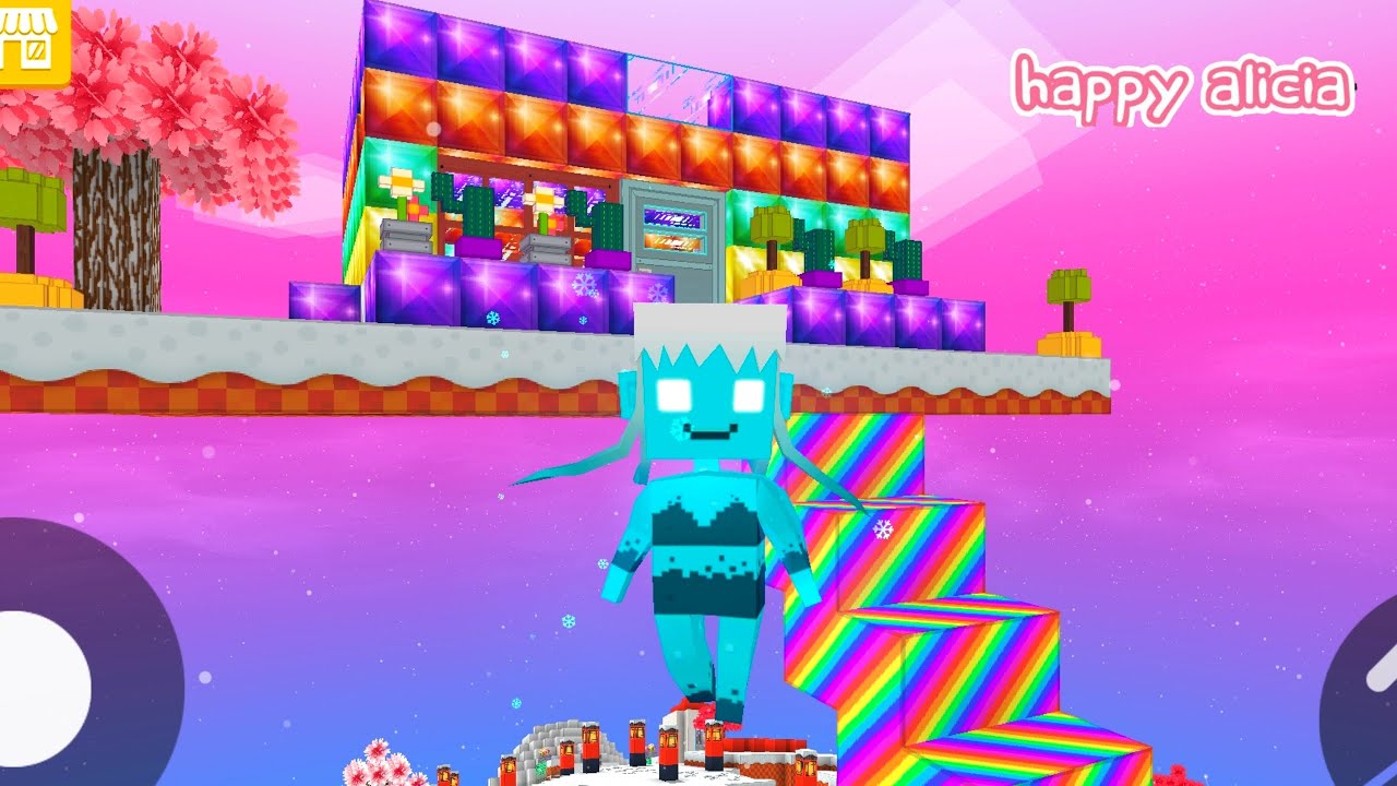 Icy Buat Rumah Diamond Melayang | Game Happy Alicia