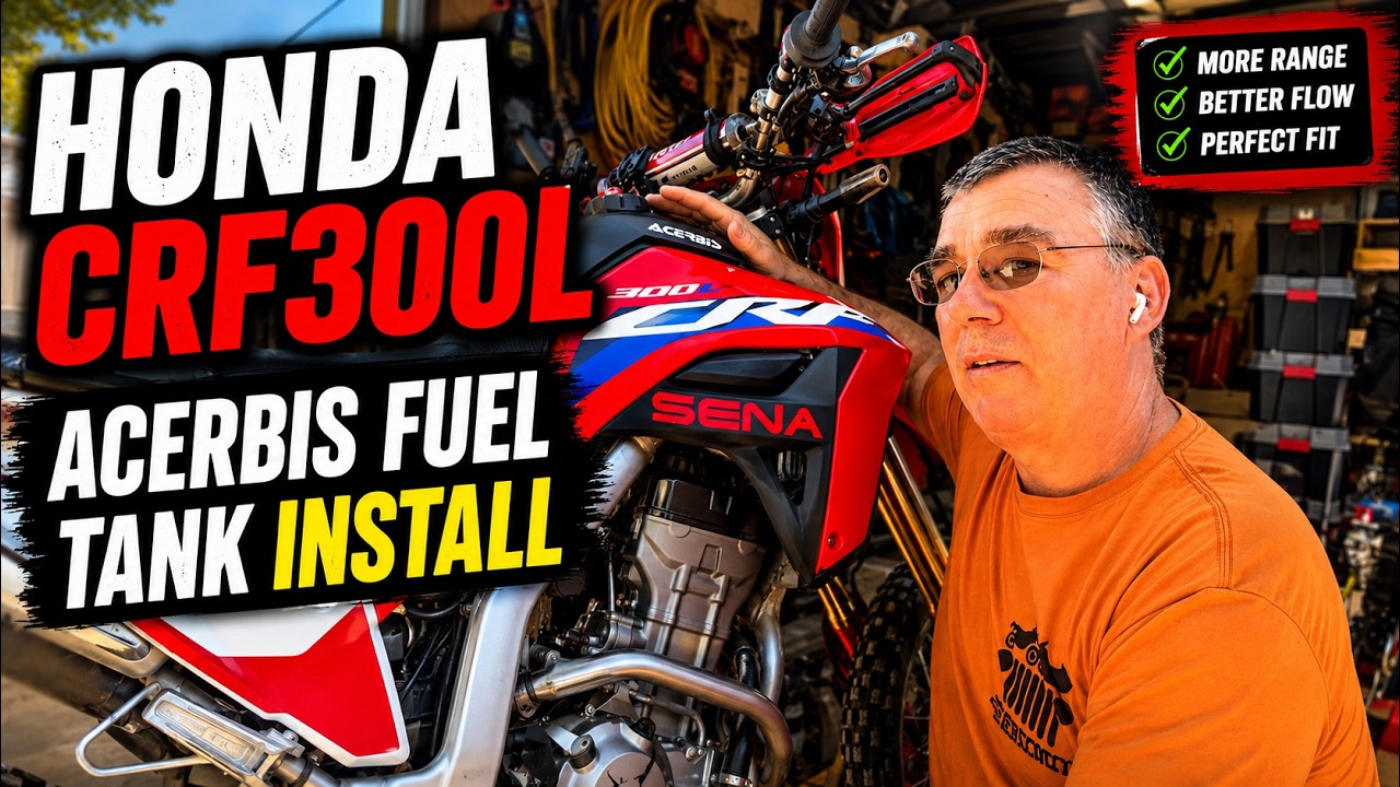 Honda CRF300L Acerbis 3 6 Gallon Fuel Tank Detailed Install | Revised For All Years of CRF300L's